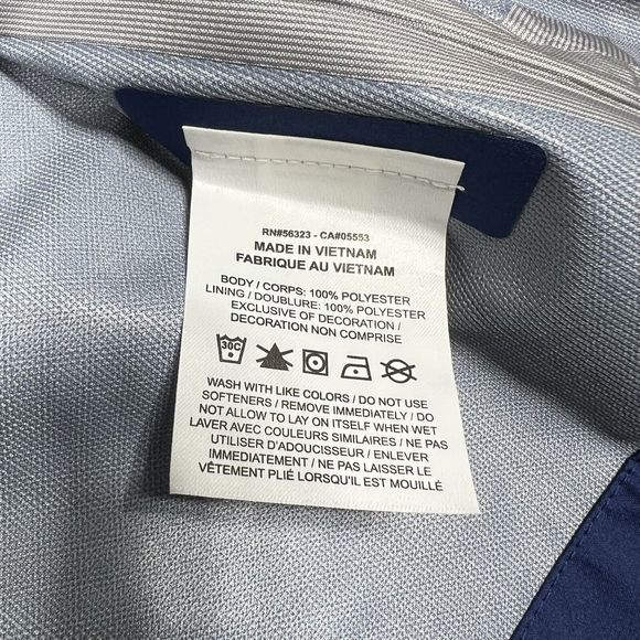 Nike Convertible Golf Jacket Men’s Small Blue Tokyo 2020 Hypershield Long Sleeve - Picture 13 of 15